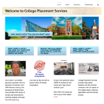 College Placement Services - website screenshot