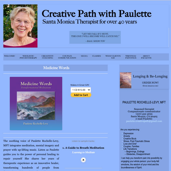 Creative Path with Paulette - Medicine Words