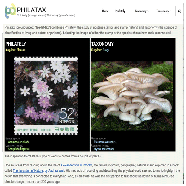Philatax - website screenshot